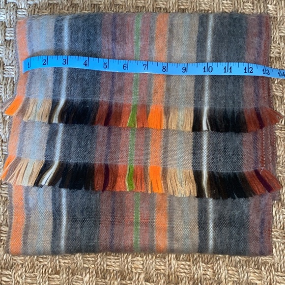 Shupaca Alpaca Wool Blend Stripe Scarf - Picture 5 of 5